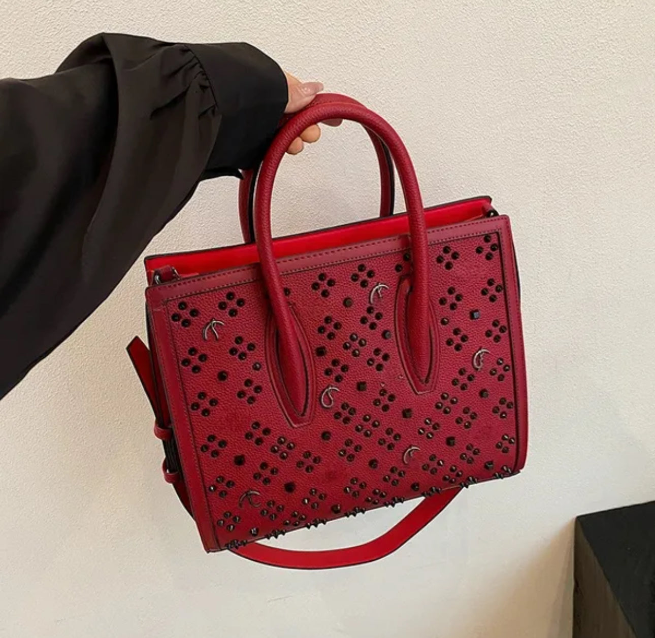 Red bottom purse