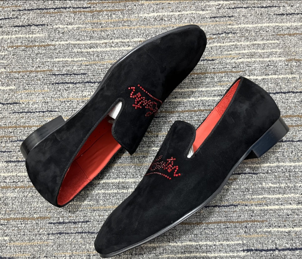 Red bottom loafers