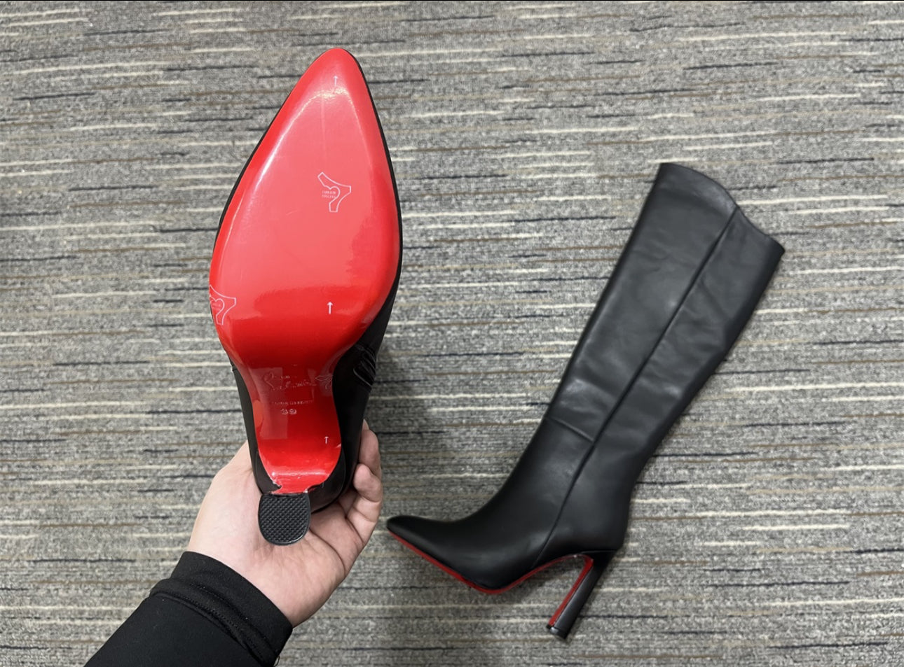 Red bottom boots