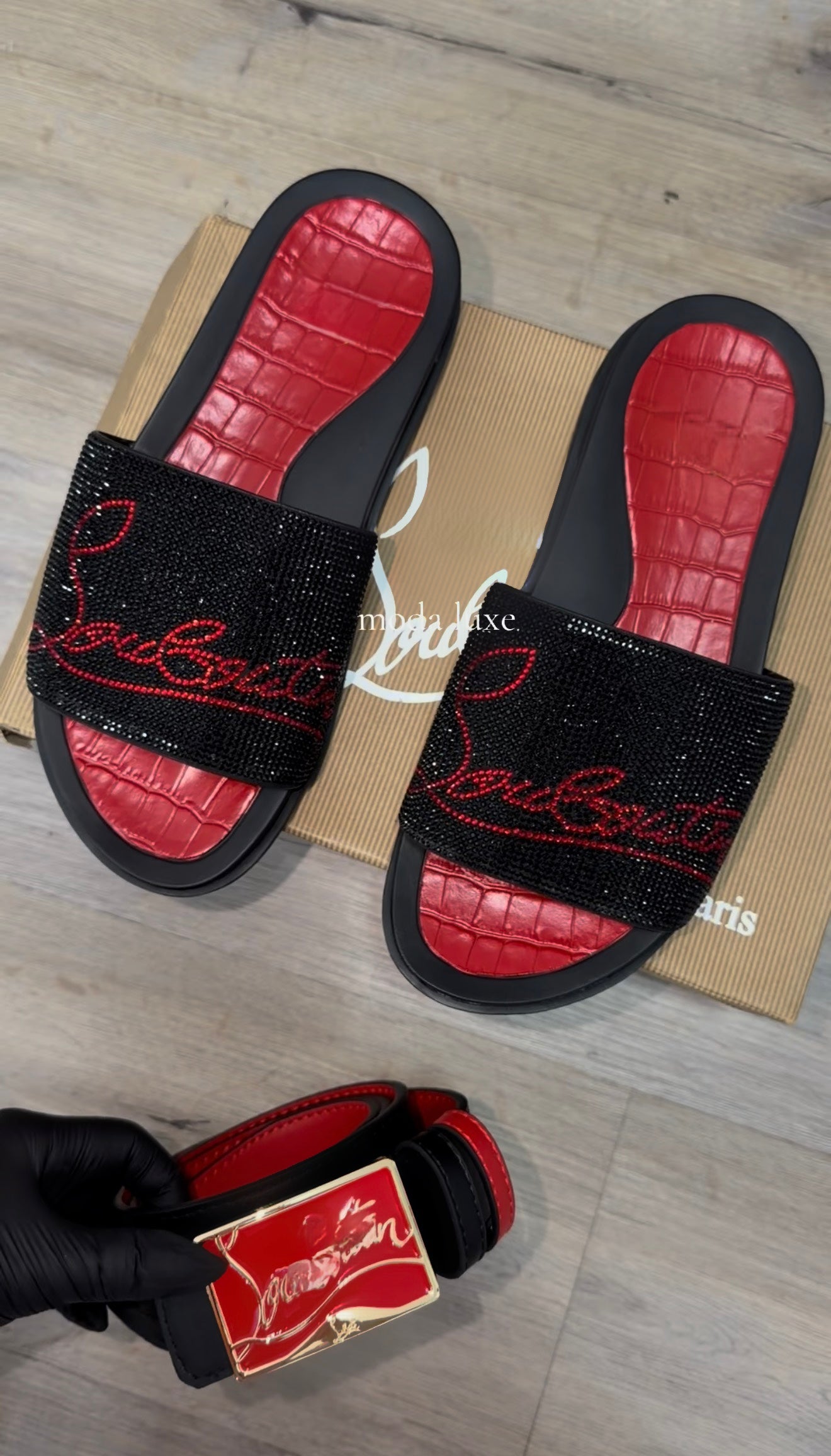 Red bottom set