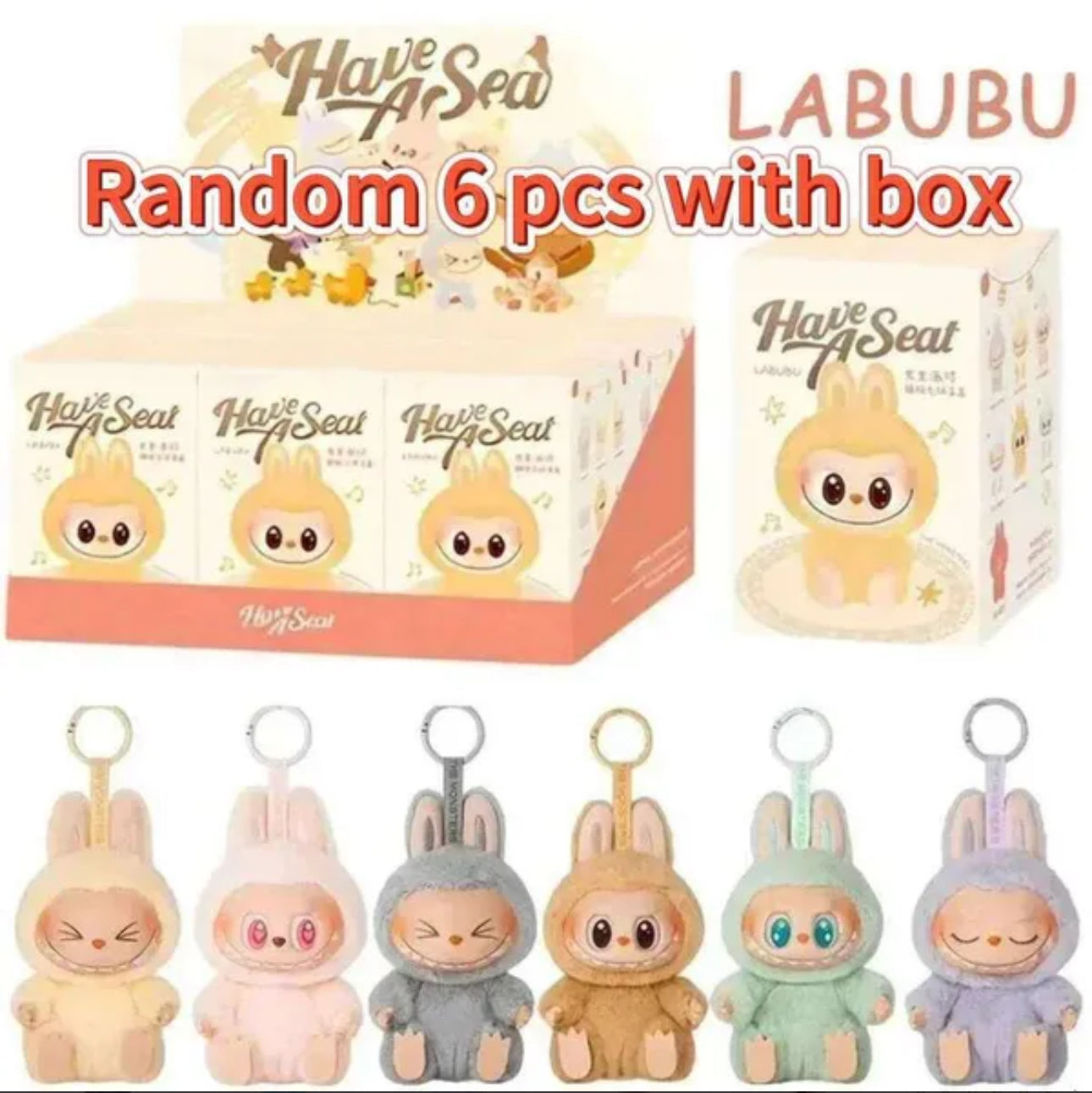 Labubu 6pcs