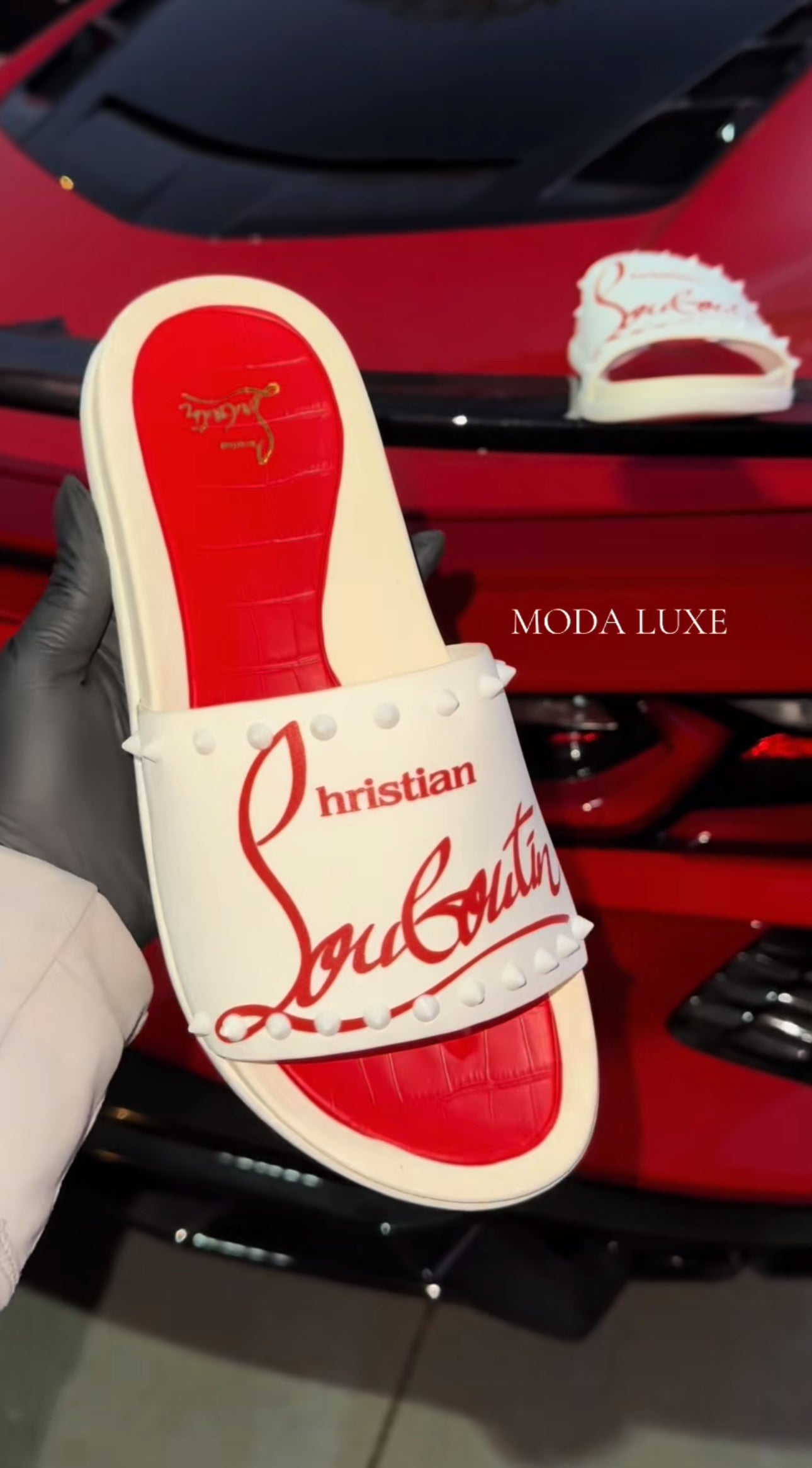Red bottom sandal