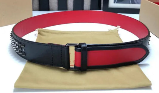 Red bottom belt