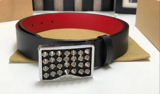 Red bottom belt