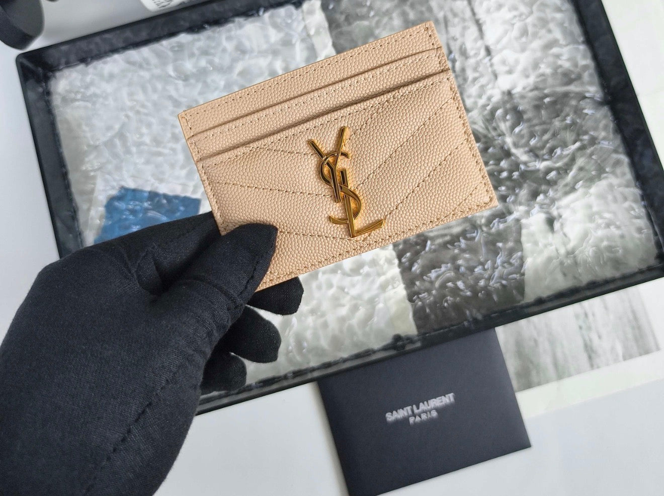 Y.S.L card holder