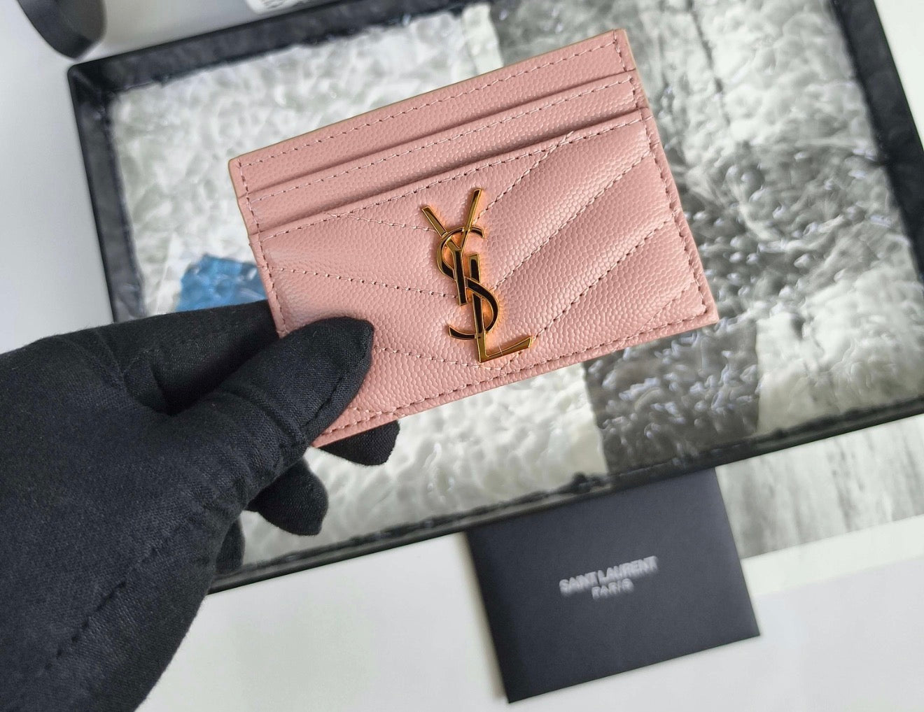 Y.S.L card holder