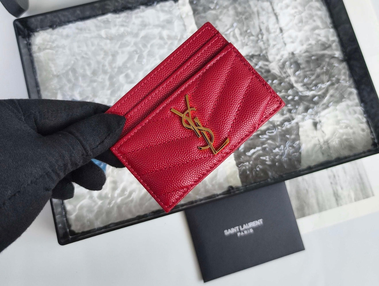 Y.S.L card holder