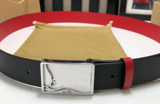 Red bottom belt
