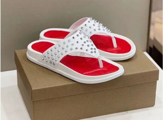 Red bottom sandals