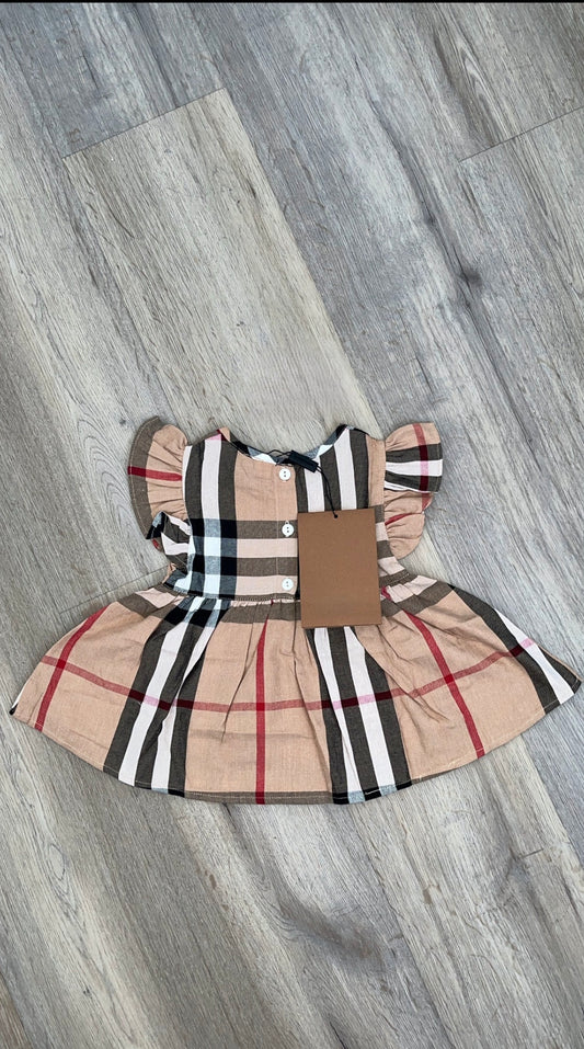 Berry baby dress